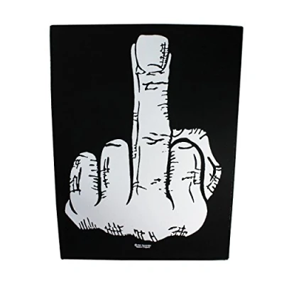 Afbeelding van Finger Rugpatch Zwart