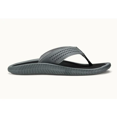 Afbeelding van Ulele Slippers Heren Dark Shadow Black 900 45 Grijs
