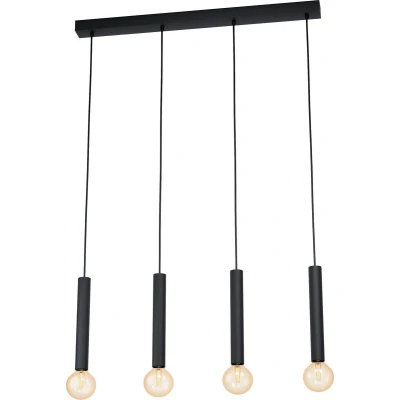 Afbeelding van EGLO Cortenova Hanglamp E27 84 cm Zwart