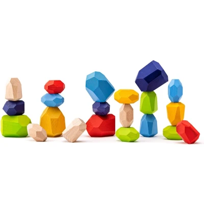 Afbeelding van Woody Stenen balance spel 91350