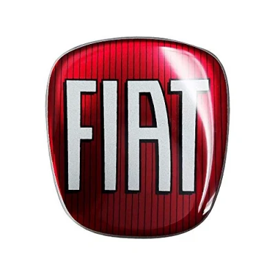 Afbeelding van Fiat Professionele 3D sticker vervanging logo voor + achter Florin