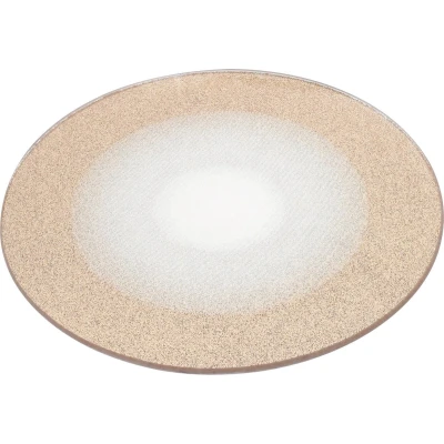Afbeelding van Decoratief bord, gouden glitterachtig