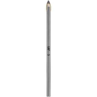 Afbeelding van KWB hardmetalen bit, Ø 3 mm (hardmetalen plaat, centrale punt, lage snelheid, snijolie, ronde schacht)