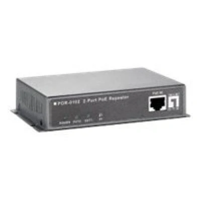 Image de LevelOne POR 0102 2 Port PoE Repeater relais Ethernet, Fast Gigabit Ethernet