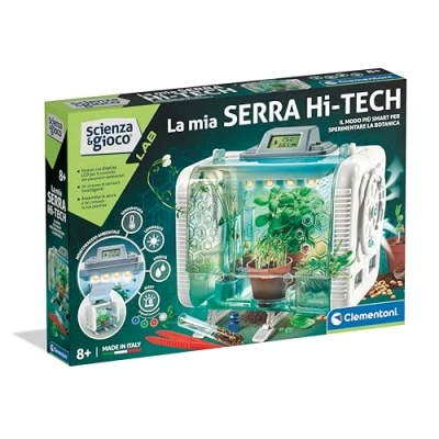 Afbeelding van Clementoni Kinderen Mijn kas High Tech Science Lab Technologisch Botanisch Laboratorium, Wetenschappelijk Spel 8 Jaar, Ervaringen, Kweekplanten, in Italiaans, Gemaakt Italië, Kleur, 19370