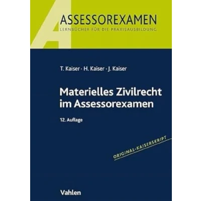 Afbeelding van Materielles Zivilrecht im Assessorexamen