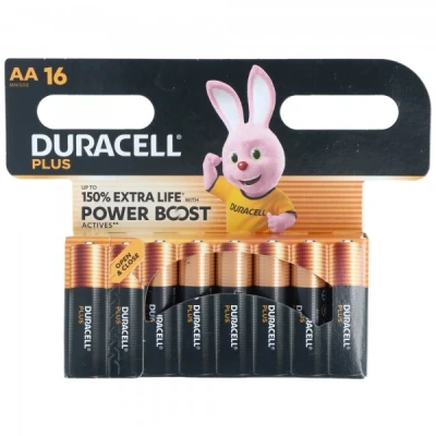 Afbeelding van Duracell Plus Power Boost MN1500 Mignon AA batterij blister van 4 5000394176386
