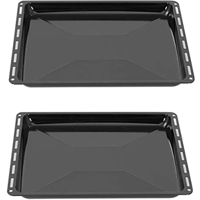 Afbeelding van ICQN Oven Bakplaat Set 2 stuks 445 x 375 25 mm Geëmailleerd