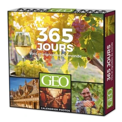 Afbeelding van 365 JOURS VINS ET VIGNOBLES DU MONDE CALENDRIERS GEO