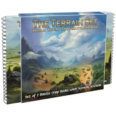 Afbeelding van Loke Battlemats The Terrain Set Build Your Own Battle Map Kit RPG Accessoires Leeftijden 14+ Engels