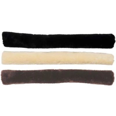 Afbeelding van Kentucky Borsttuig Hoes Sheepskin Bruin 60cm