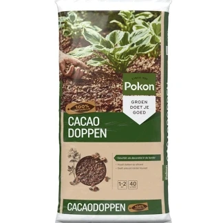 Afbeelding van Cacaodoppen Pokon 40 liter (100% natuurlijk)