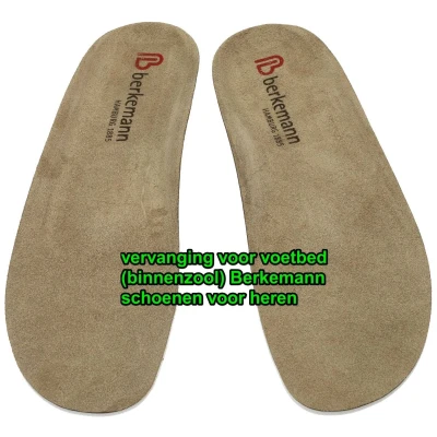 Afbeelding van Berkemann Basel, inlegzolen heren, beige, maat 40