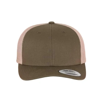 Afbeelding van Flexfit Trucker Pet, Maat: One Size, Mossgreen/khaki