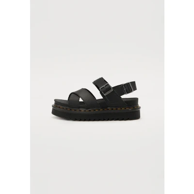 Afbeelding van Dr. Martens VOSS II Sandalen met plateauzool, Dames, Maat: 37, Black athena Leer