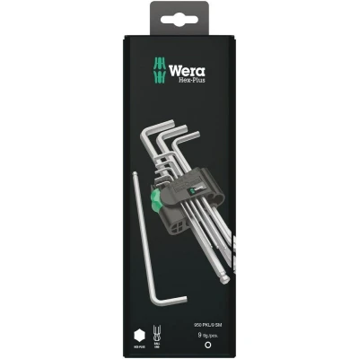 Afbeelding van Wera 950/9 hex plus inbussleutelset 9 delige 1,5 10mm 4013288030160