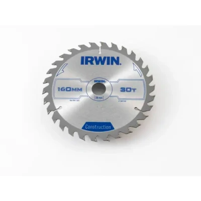 Afbeelding van Irwin Cirkelzaagblad voor Hout Construction Ø 160mm Asgat 20mm 30T 1897192
