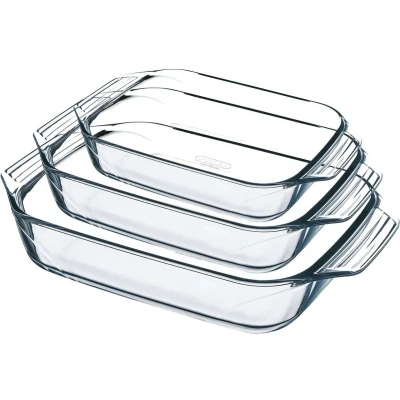 Afbeelding van Pyrex Irresistible Ovenschaal Set van 3 Stuks