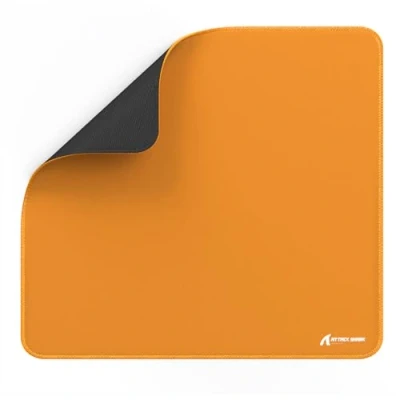 Afbeelding van ATTACK SHARK CM02 eSports Gaming muismat, grote muismat met waterbestendige coating, glad oppervlak zware textuur, antislip rubberen basis, 450 x 400 4 mm oranje