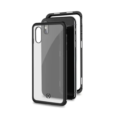 Afbeelding van Celly Telefoonhoes Apple Iphone X/xs Aluminium Zwart
