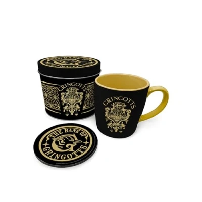 Afbeelding van Pyramid International Harry Potter Mok/beker Gringotts Zwart