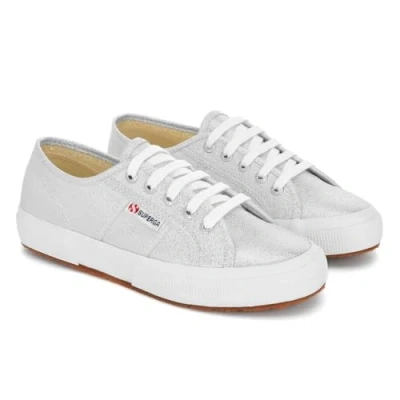 Image de Sneakers Superga Lame W Silver Blanc pour Femmes 38