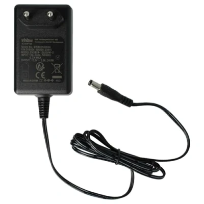Afbeelding van vhbw Voeding oplaadkabel voor Yamaha Psr 200, 202, 21, 210, 215, 22, 225, 225gm, zoals PA 5, 5D.