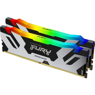 Afbeelding van Kingston Technology FURY 48GB 8000MT/s DDR5 CL38 DIMM (set van 2) Renegade RGB Silver
