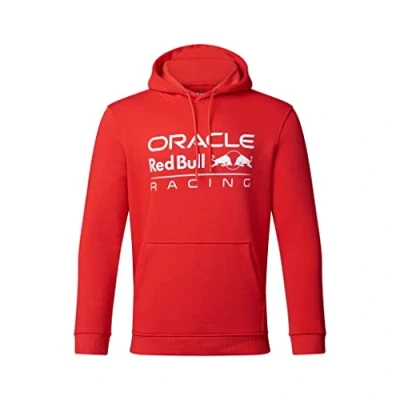 Afbeelding van RED BULL RACING Logo Hoody Rood M Max Verstappen Sergio Perez Oracle Kleding Dutch Grand Prix
