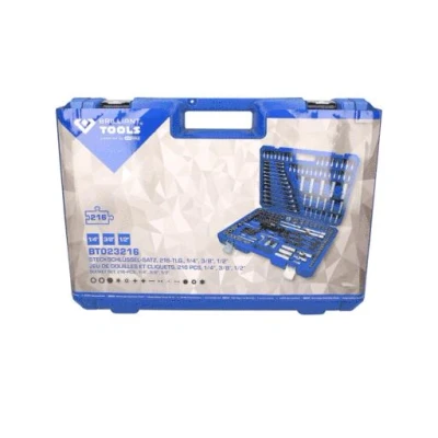 Afbeelding van KS TOOLS BT023216 Gereedschapset 216 10 (3/8&quot;), 12,5 (1/2&quot;), 6,3 (1/4&quot;) Vierkant