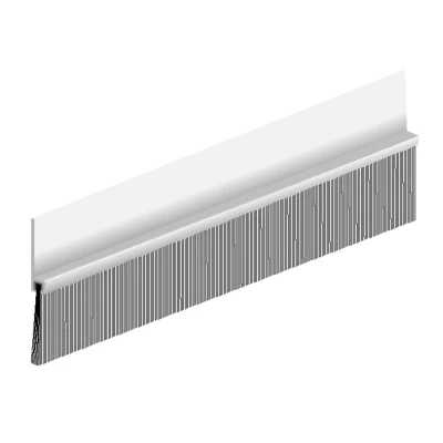 Afbeelding van Ellen tochtprofiel dorpelprofiel met borstel aluminium IBS 80 250 cm 41400025