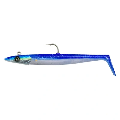 Image de Savage Gear Sandeel V2 Blue Pearl Silver 12cm 22g (2+1) Shad
