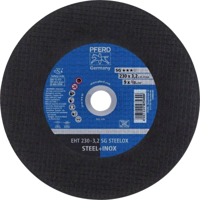 Afbeelding van PFERD EHT 230 3,2 SG STEELOX 61328432 Doorslijpschijf recht mm 25 stuk(s) RVS, Staal