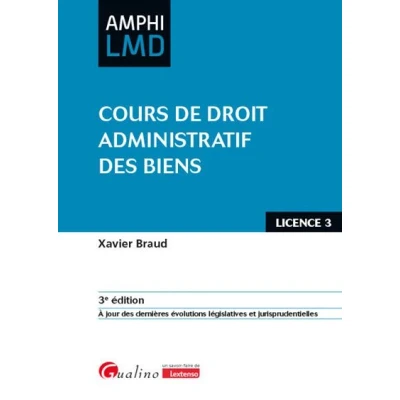 Image de Cours de droit administratif des biens