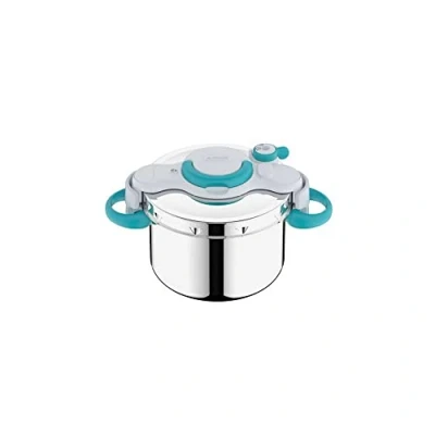 Image de Autocuiseur Seb Clipso Minut&#039; Easy P4900716 6L Argent et Bleu