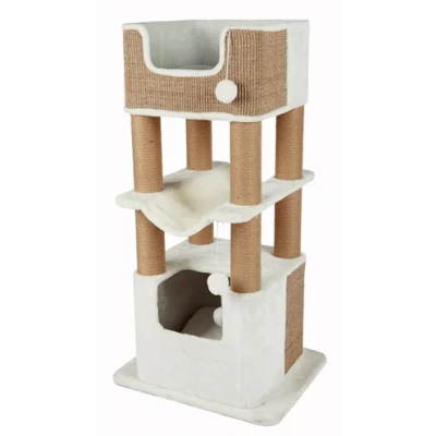 Afbeelding van Trixie Krabpaal Lucano Wit/Taupe 58X48X110 CM