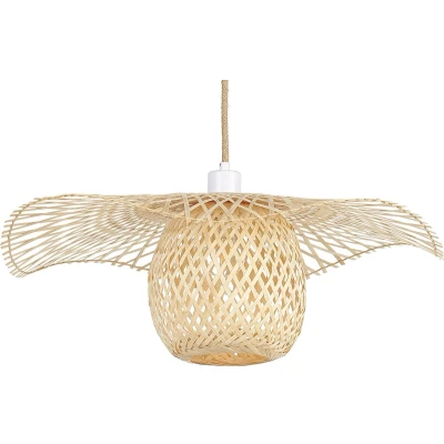 Afbeelding van Beliani BONITO Hanglamp Naturel Bamboe