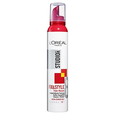 Afbeelding van L&#039;Oréal Paris Studio Line Fix&amp;Style Styling schuim, volume en structuur, extra sterke grip, 24 uur, geen plakken, fix&amp;stijl, 200 ml