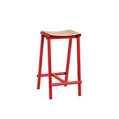 Afbeelding van Hay Taburete 8 Barstool Laag Rood Pot Interieur