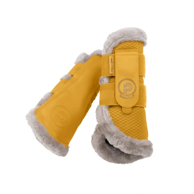 Image de Eskadron Guêtres Mesh Faux Fur Platinum &#039;25 Golden YellowVendu par Agradi