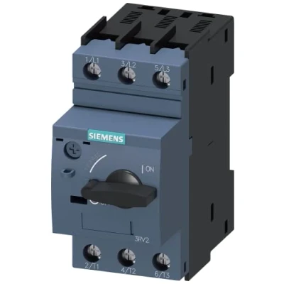 Afbeelding van Siemens 3RV2021 1GA10 Vermogensschakelaar 1 stuk(s) Instelbereik (stroomsterkte): 4.5 6.3 A Schakelspanning (max.): 690 V/AC (b x h d) 45 97 mm