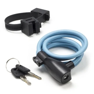 Afbeelding van Spiraalslot AXA 120 cm (Ø 8 mm, Blauw)