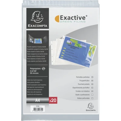 Afbeelding van Exacompta 5734E 5x Sachet 20poch.perfo