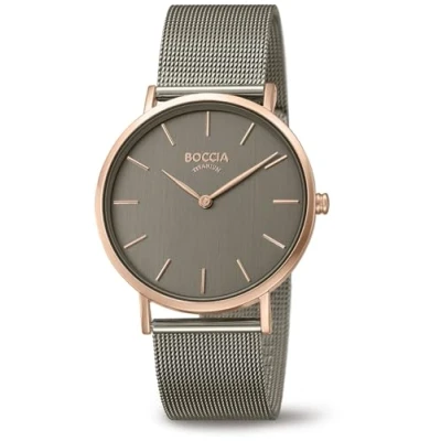 Afbeelding van Boccia Titanium 3273.08 Dames Horloge 36 mm