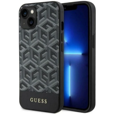 Afbeelding van Guess G Cube Back Case (MagSafe Compatible) Geschikt voor Apple iPhone 14 Plus (6.7&quot;) Zwart