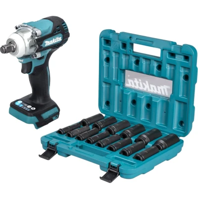 Afbeelding van Makita DTW 300 Z accu slagmoersleutel 18 V 330 Nm 1/2&quot; borstelloos solo zonder accu, oplader