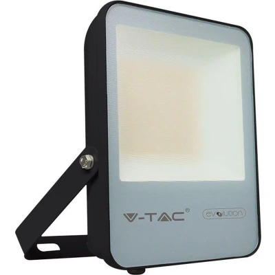 Afbeelding van V TAC VT 30185 Zwarte LED Schijnwerpers 185lm/w Evolutie IP65 30W 4720 Lumen 6400K 5 Jaar