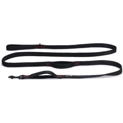 Afbeelding van Beeztees Parinca Premium Hondenriem Nylon Zwart 300 cm x 25 mm