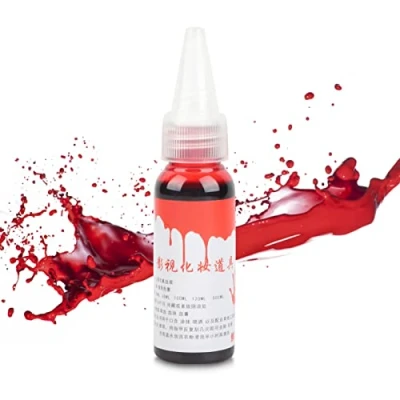 Afbeelding van Kunstmatig Halloween nepbloed, realistische letsellittekens, zombie, fantasie, make up, voor theater, vampier, cosplay, (30 ml)