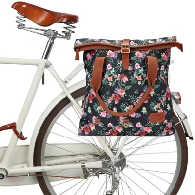 Afbeelding van Tourbon Fietstas van zeildoek, waterdicht, voor dames